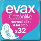 Imagem do produto EVAX Penso Higiénico Cottonlike Normal Alas