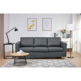 Sofá 3 Lugares Cinza Escuro Haia product image