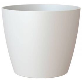 Imagem do produto Vaso Redondo Plástico 9cm Branco Mate