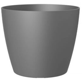 Imagem do produto Vaso Redondo Plástico 20cm Antracite