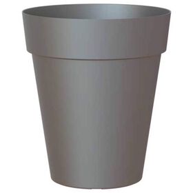 Imagem do produto Vaso Redondo Plástico 20cm Antracite