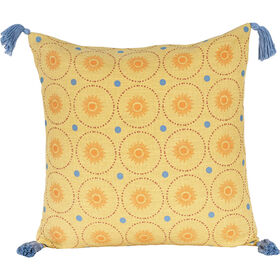 Imagem do produto Almofada 45x45cm All Over Amarela Warm Boho