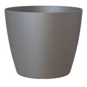 Imagem do produto Vaso Redondo Plástico 25 cm Antracite Mate