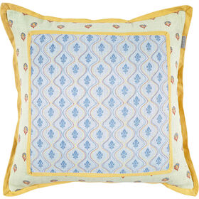 Imagem do produto Almofada 45x45cm Quadrado Central Azul Warm Boho