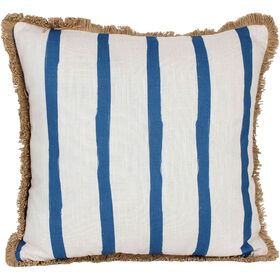 Imagem do produto Almofada 45x45cm Riscas Azuis Caribbean Nautic