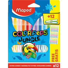 Imagem do produto Marcadores de Colorir Lavável Color'Peps Jungle