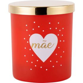 Vela em Copo com Tampa Mãe 165g Vermelha Dia da Mãe product image