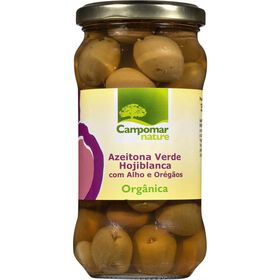 Imagem do produto Azeitona Verde Hojiblanca com Alho e Oregãos Biológica