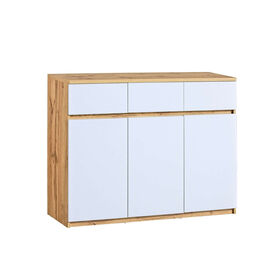Imagem do produto Aparador 3 Gavetas 3 Portas 120x94x40cm Natural Arca