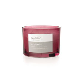 Vela em Copo 2 Pavios Bordeaux 380g Sândalo product image