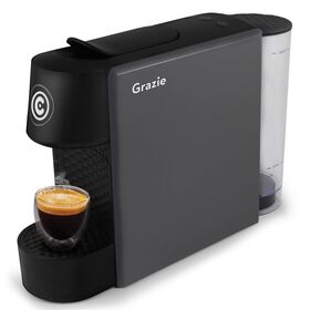 Imagem do produto Máquina de Café Cápsulas Sistema Exclusivo Continente Grazie Cinzenta