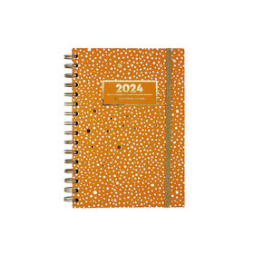 Imagem do produto Agenda Semanal A5 Bolas Laranja com Elástico 2024