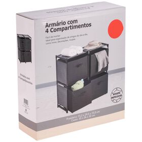 Imagem do produto Armário com 4 Compartimentos 73,2x29,5x7