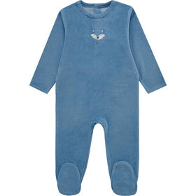Imagem do produto Babygrow Veludo Bebé Menino Azul