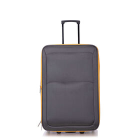 Imagem do produto Mala de Viagem Grande 2 Rodas Cinza Capri