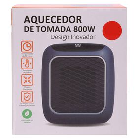 Aquecedor de Tomada 800W Termostato Regulável product image