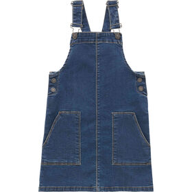 Imagem do produto Saia de Peito Ganga Menina Azul 3/4 Anos