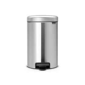 Imagem do produto Balde de Lixo com Pedal Aço Inoxidável 12L Prateado NewIcon