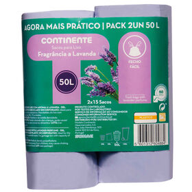 Imagem do produto Sacos Lixo Perfumado Fecho Fácil 50lt
