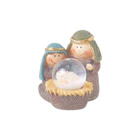 Imagem do produto Sagrada Família com Globo Água 8cm