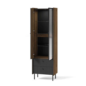 Imagem do produto Armário com Vitrine 40x50x190cm Prestígio