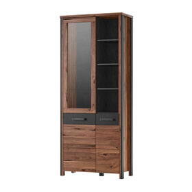 Imagem do produto Armário com Vitrine Alta 38x82x196cm Buarque