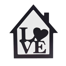 Imagem do produto Placa Decorativa Casa Madeira 18x3cm