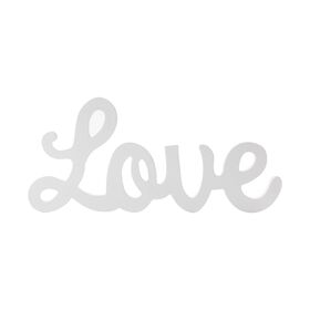 Letra Love Madeira 14,5x9cm Branca product image