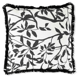 Imagem do produto Almofada 45x45cm All Over Flores Pretas