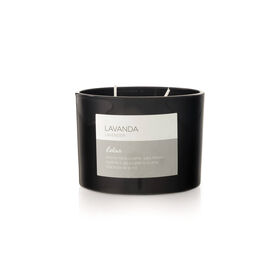 Vela em Copo 2 Pavios Preto 380g Lavanda product image