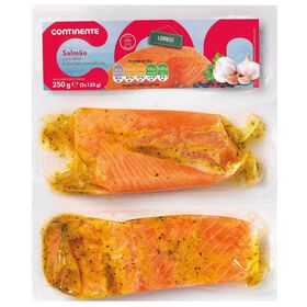 Imagem do produto Lombos de Salmão temperados com Alho Congelados