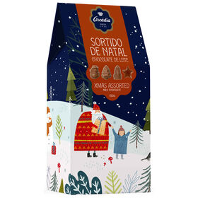 Bombons de Chocolate de Leite Sortido de Natal product image