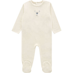 Imagem do produto Babygrow Veludo Bebé Menino Bege 18/24M