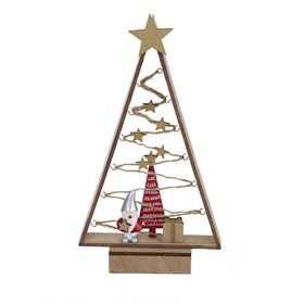 Imagem do produto Árvore Pai Natal com LED Madeira