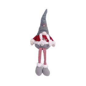 Boneco Gnomo Soft Legs 64cm Gorro Cinza product image
