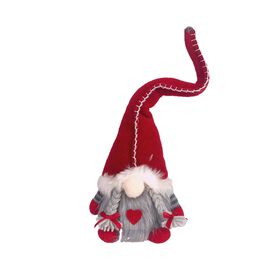 Boneco Gnomo Sentado 24cm Vermelho product image