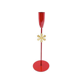 Imagem do produto Castiçal Floco de Neve Vermelho