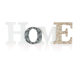 Letra "Home" Madeira 34x12cm Branca product image