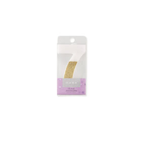 Imagem do produto Vela Nº7 7cm Dourado Glitter