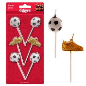 Imagem do produto Velas Bolas de Futebol e Chuteiras