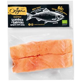 Imagem do produto Lombos de Salmão Biológicos Congelados sem Pele