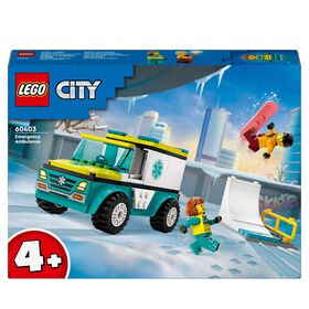 Imagem do produto Ambulância de Emergência e Snowboarder - 60403
