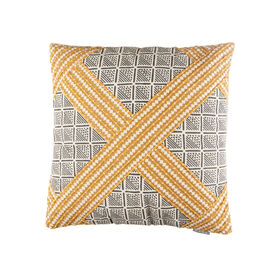 Imagem do produto Almofada 45x45cm Bordada Cruz Amarela Coachella