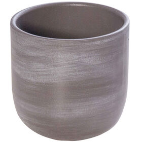 Imagem do produto Vaso Redondo Faiança 14,5cm Antracite