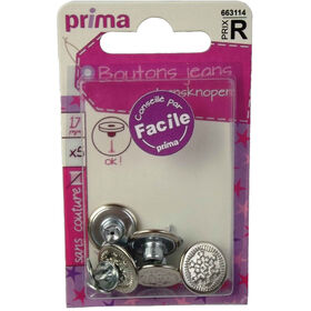 Botões Pressão para Ganga 17mm Prateados product image