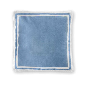 Imagem do produto Almofada Algodão 45x45cm Azul e Branca