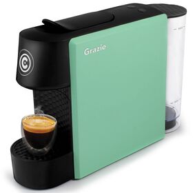 Imagem do produto Máquina de Café Cápsulas Sistema Exclusivo Continente Grazie Verde Água