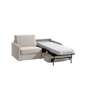 Sofá Cama com Colchão Duplo Bege Uno product image