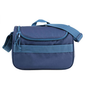 Imagem do produto Saco Térmico Tiracolo 9L Cinza e Azul Basic