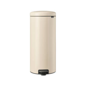 Imagem do produto Balde de Lixo com Pedal Aço Inoxidável 30L Bege NewIcon